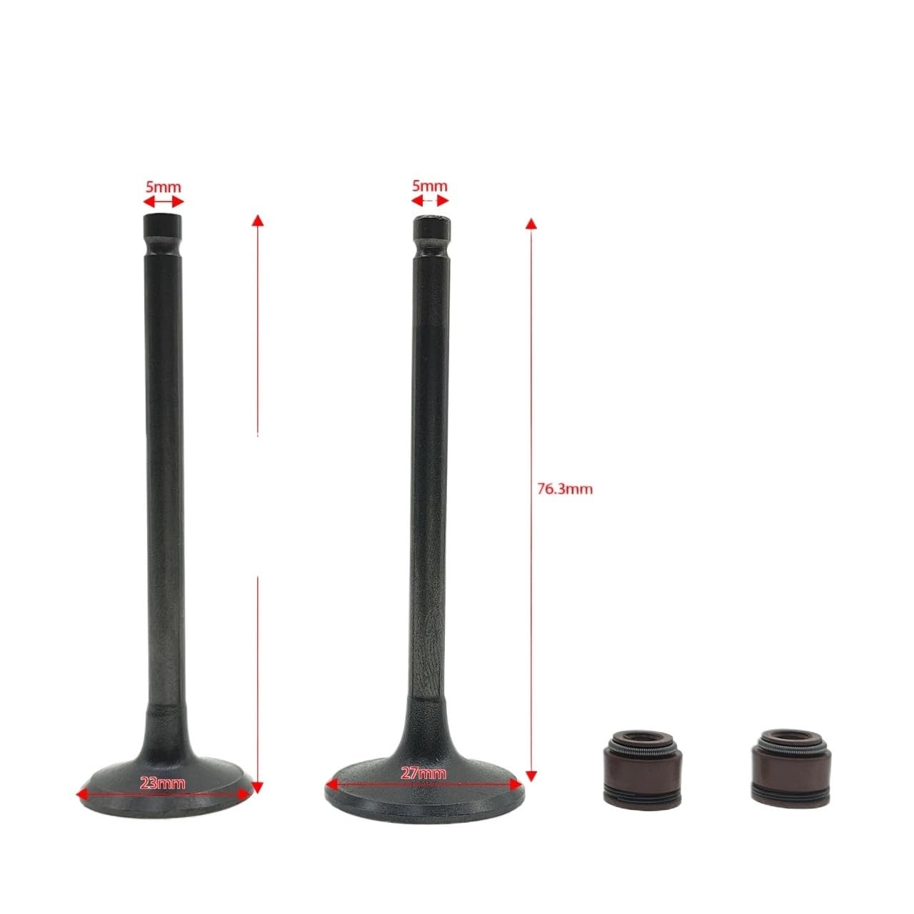Paraolio valvola stelo scarico aspirazione valvola compatibile con WAVE110i 110CC