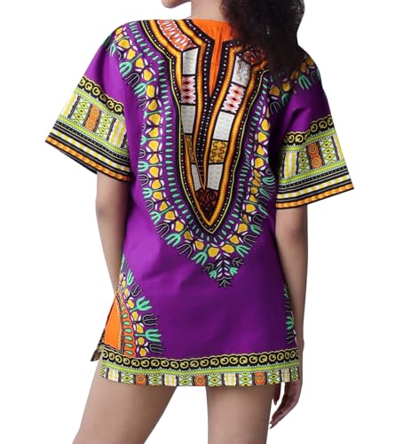 DA'IKI Dashiki Cotton Shirt African Tribal Kaftan Boho Caftan Unisex3
