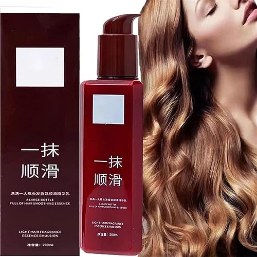 YANJIAYI – Après-shampoing lissant sans rinçage pour cheveux secs et abîmés – Après-shampoing anti-frisottis – 200 ml