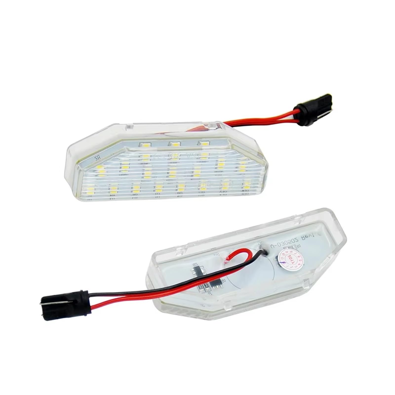 Luz LED matrícula trasera para Mazda RX-8 2004-2012 bombilla placa auto 5