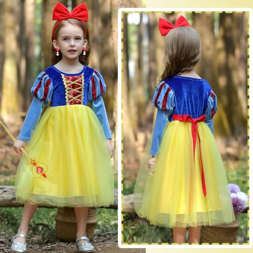 Disfraz de princesa para niñas 4-5 años miniatura 3