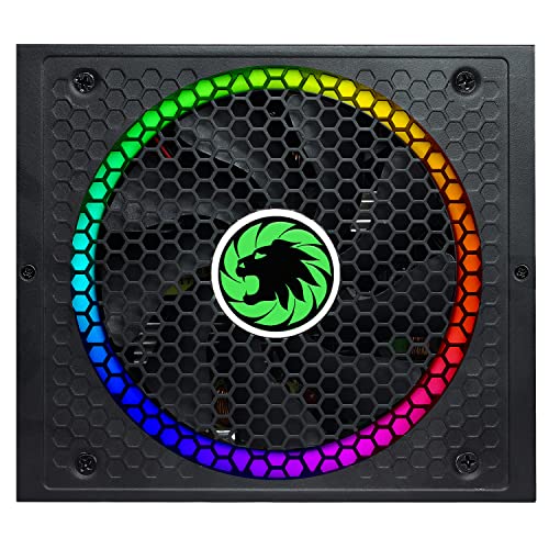 GameMax RGB850 Modular 80 Plus Gold Power Supply with 14cm RGB Fan - Black - Image 15
