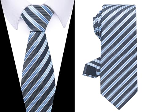 Image of Passabin Tie For Men Necktie Woven Jacquard Neck Ties Set 6 PCS