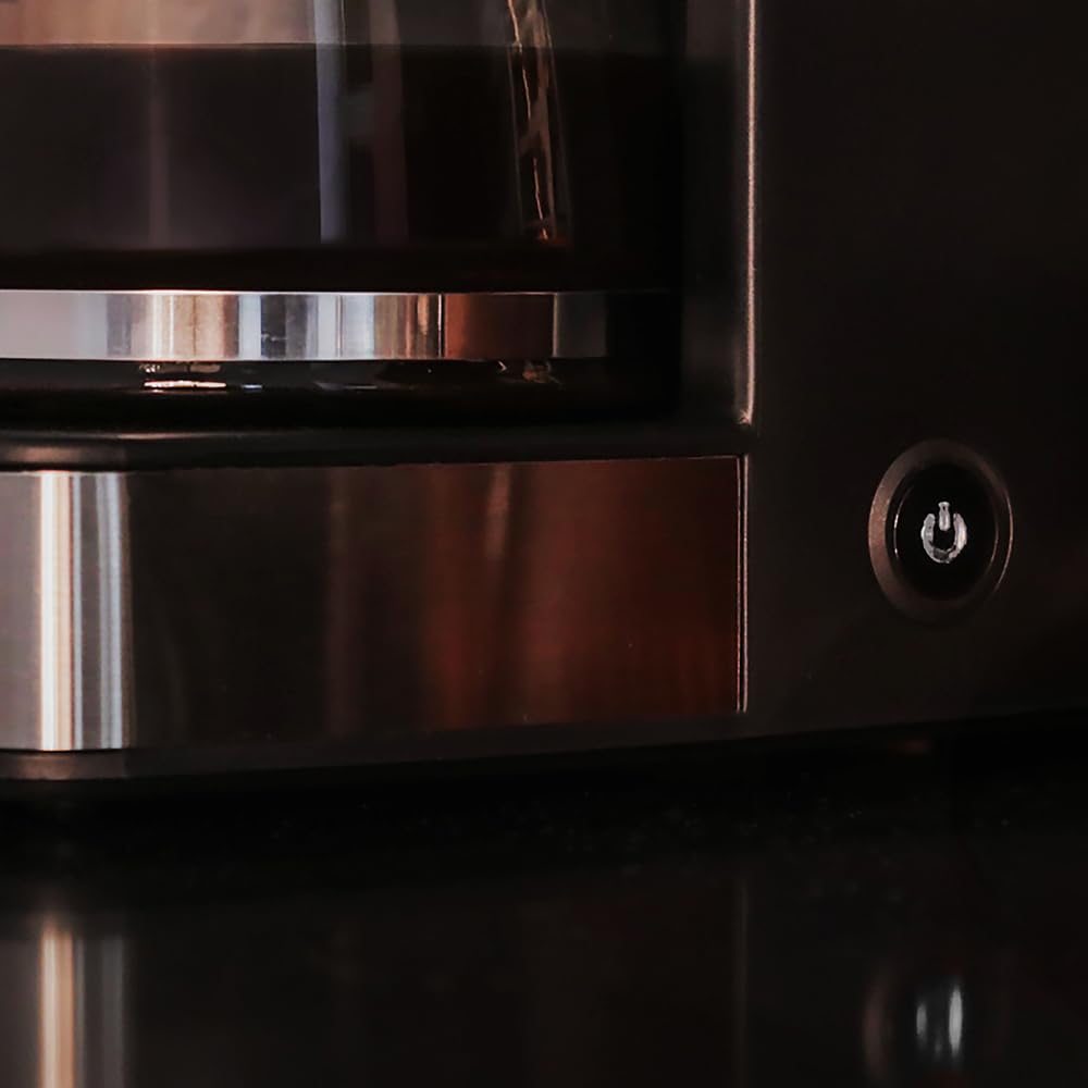 Cecotec Caffettiera a goccia 6 tazze Coffee 56 Drop. 650 W, Capacità 0,8 litri, Ugello antigoccia, Filtro permanente o di carta, Finiture in acciaio inox e Intensificatore di aromi