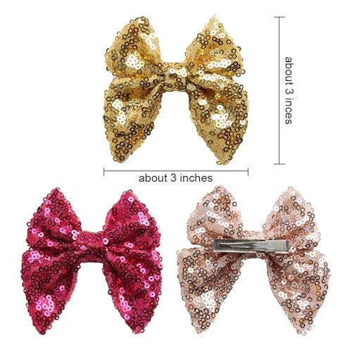 Nœuds de cheveux marin paillettes pour les coiffures de fêtes et anniversaires enfants - 2