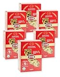 Etto Pasta- Organic Radiatori Pasta- Single Ingredient- Non-GMO Pasta- Vegan, Vegetarian, Organic Pasta. Protein-rich, All Natural- Durum Wheat Semolina Gourmet Pasta. Small Batch Crafted Pasta. Proudly Made in California- 6 Boxes (6 Pounds)