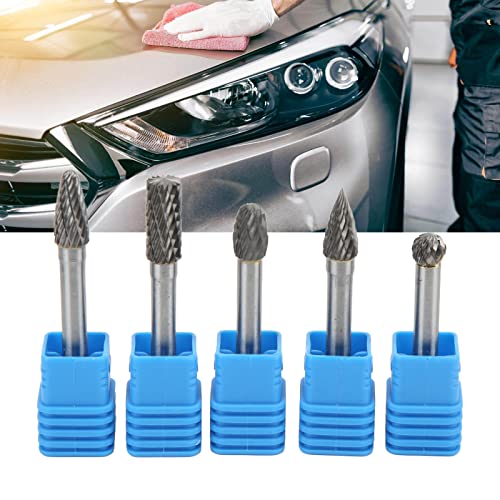 Set de 5 fresas rotativas de carburo de tungsteno miniatura 5