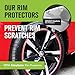 AlloyGator Red Rim Protector for Car Wheels (Fits 12-24