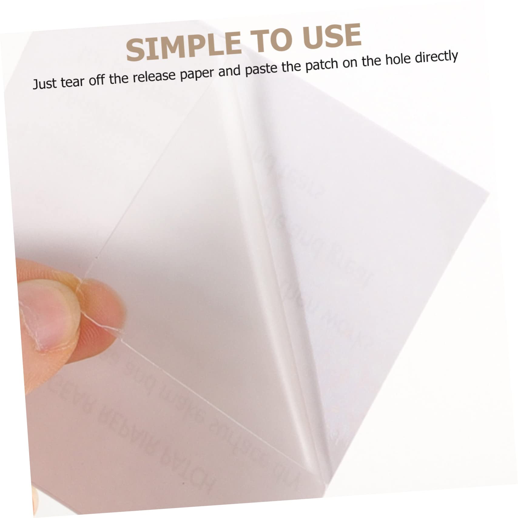 Uonlytech 100stücke Tpu Reparaturpatches Transparent Selbstklebend Flicken Von Zelten Luftmatratzen Regenjacken Und Praktisch Für Kleine