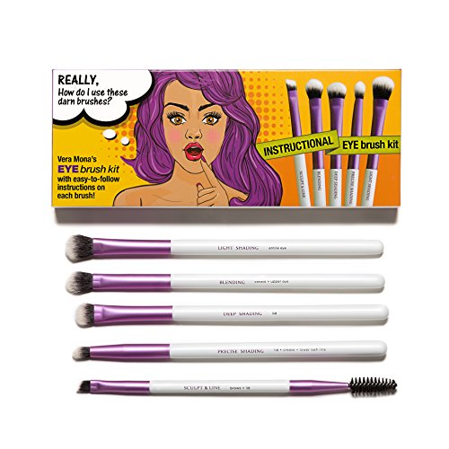 VERA MONA Instructional Eye Brush Kit
