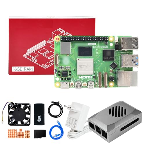 Ordinateur Raspberry Pi 5 16GB complet pour l'apprentissage de l'IA