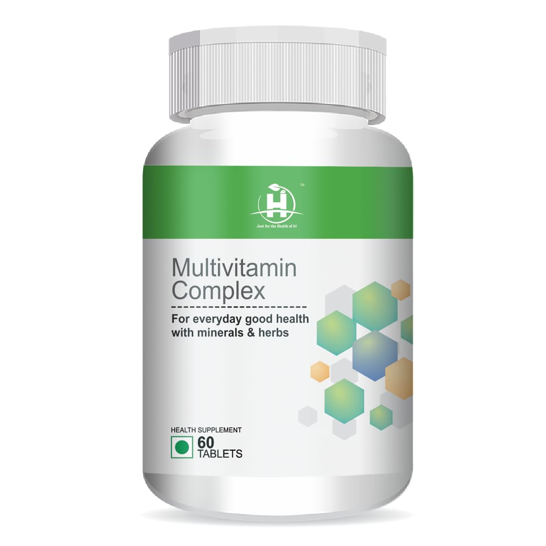 Healthy Nutrition - Just for the Health of it Multivtamin Complex with Minerals For Men & Women For Everyday Health (60 Tablets)