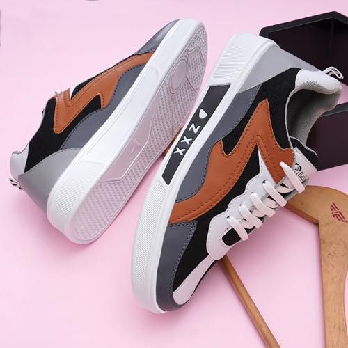 Image of Badlav Causal Sneakers For Men|Comfortable Canvas Shoes (B007-Beige) 8