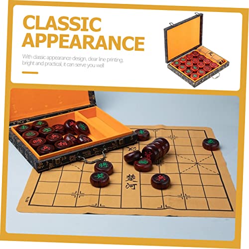 Jeu échecs bois traditionnel chinois portable Abaodam - 3