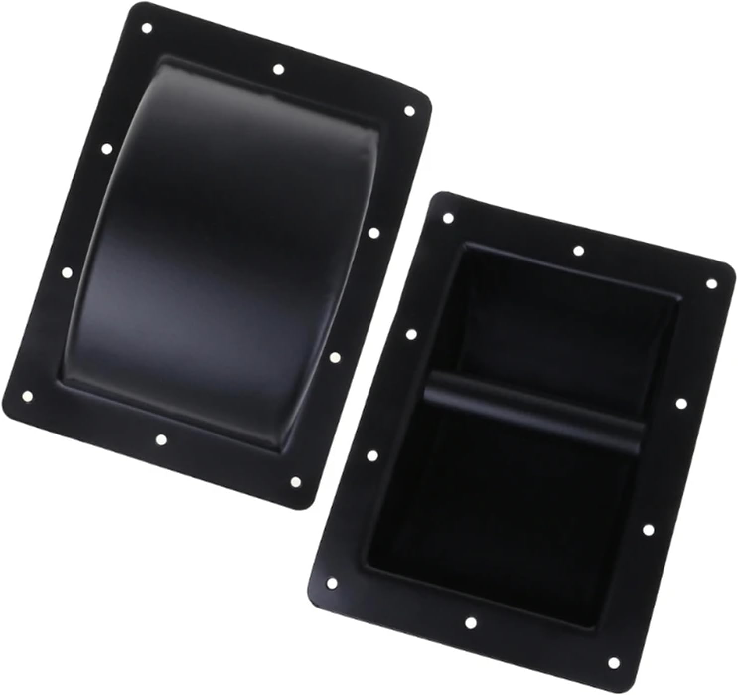 Compatible for 2PCS Recessed Metal Speaker Handles Cabinet Repair Accessories