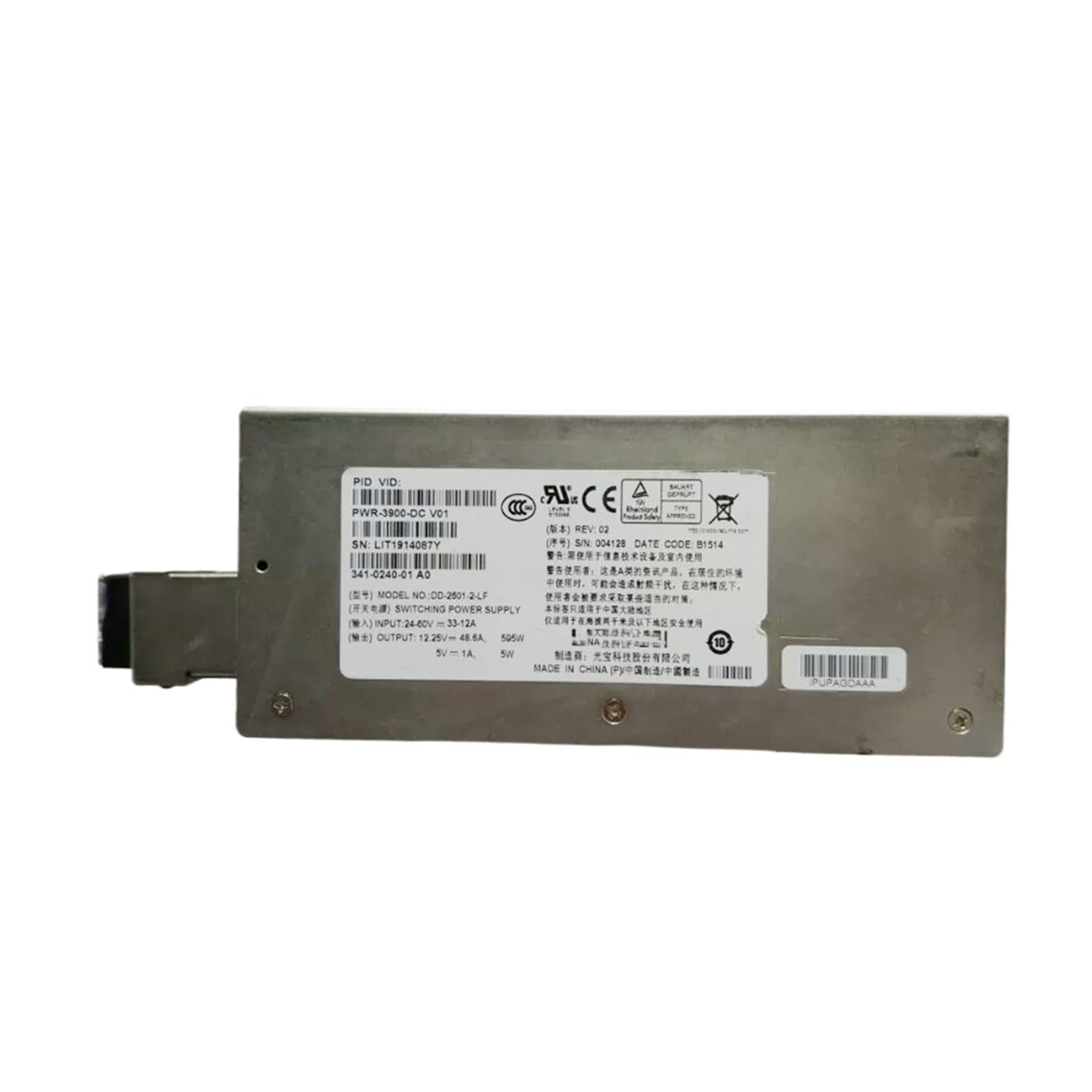 BALYDLUL 341-0240-01 3945/K9 3925 Power Supply PWR-3900-DC