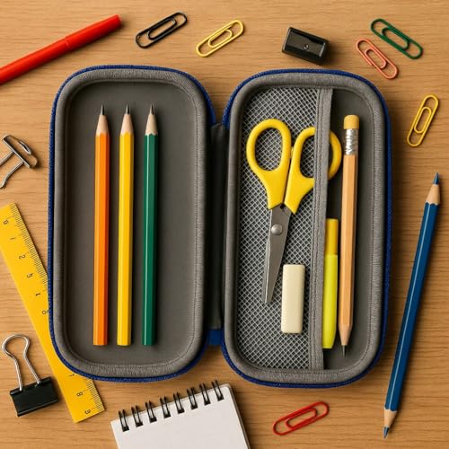 Image of Gifts- Panda Pencil Case for Kids - Pack of 1, Large Capacity Waterproof Stationery Pouch with Zipper| Cute Hardtop Pencil Box for School, Boys & Girls (1 PC- Random Design) Size 22X8 cm