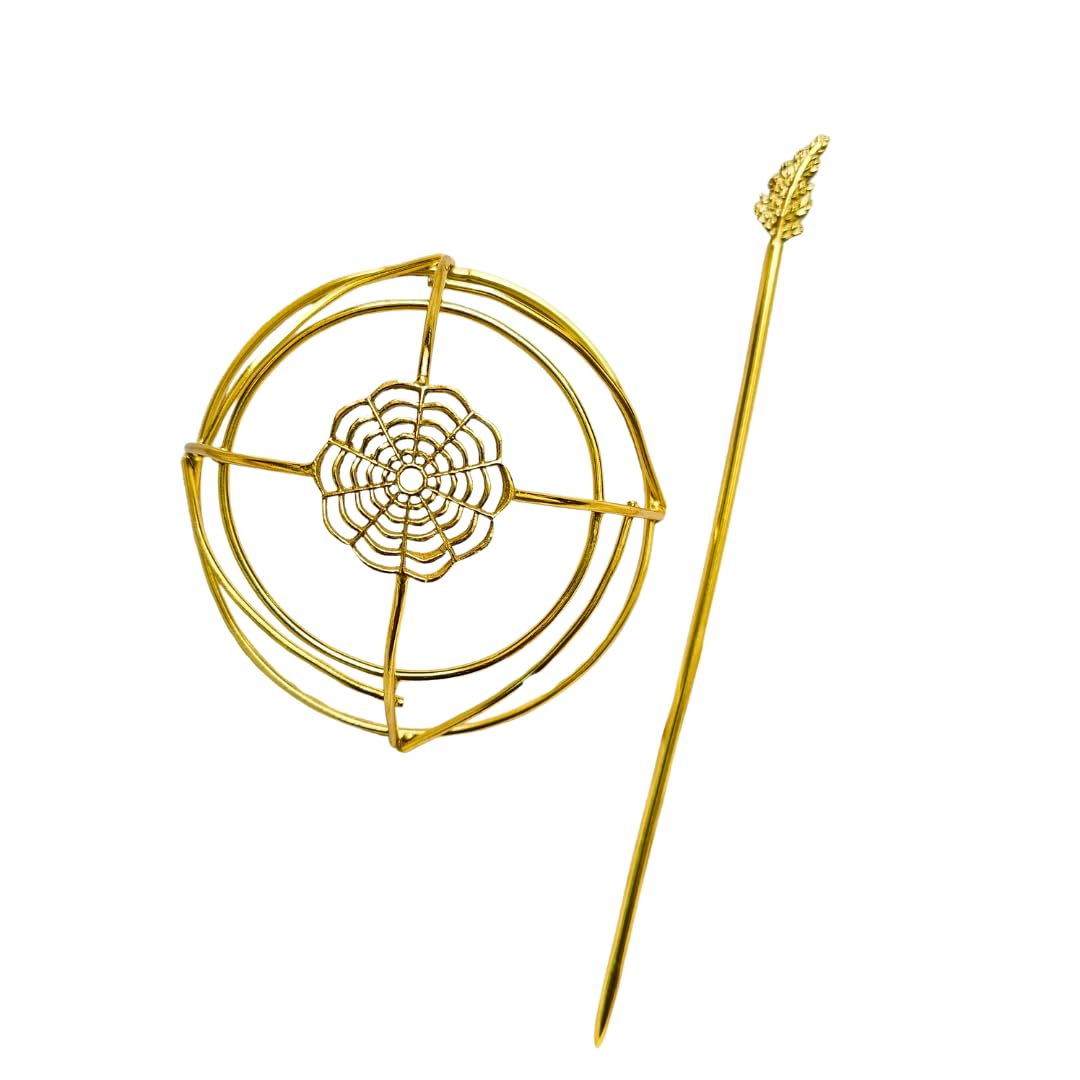 VIANA JEWELS HAIR BUN, Decorative Arrowhead Set, 2 Pieces, Brass (B0D2R13W6B) Amazon Price History, Amazon Price Tracker