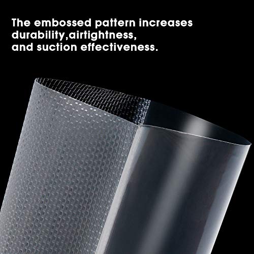 Vesta Vacuum Sealer Bags Rolls | 8x50 and 11x50 2 pack | ideal for Food Saver, Seal a Meal | BPA Free, Heavy Duty | Great for food vac storage or sous vide - Thumbnail 3