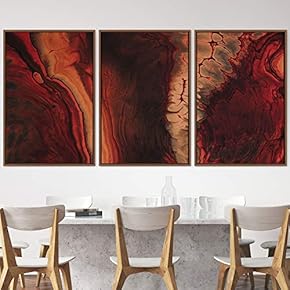 signwin 3 Piece Framed Canvas Wall Art 3D...