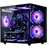 suevery Prebuilt Gaming PC Desktop, Ryzen 5 6-Core 3.6GHz Up to 4.1GHz | 16GB DDR4 RAM | 512G SSD | RX 560 4G Graphics Card | Wi-Fi 6, Gamer Computer Tower for Home Office, Black