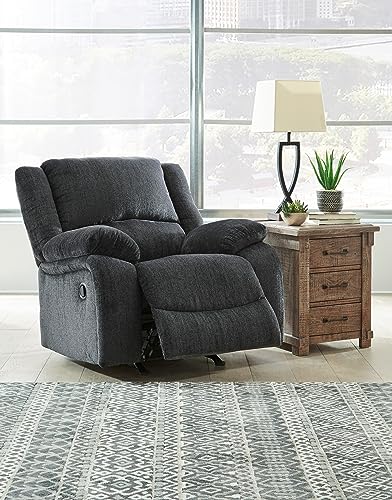 Image of Torque - Filton 1 Seater Fabric Manual Recliner | Recliner Sofa /Chair for Living Room, Bedroom, Office (Dark Grey) | 1 Year Warranty