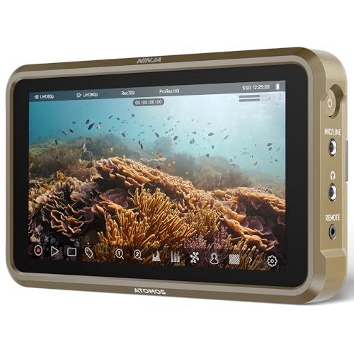 Image of Atomos Ninja 5.2 inch 4K HDMI Recording Monitor + 240GB SE4 2.5 inch SSD Bundle - Portable On-Camera Recorder for DSLR, Cinema & Mirrorless Cameras