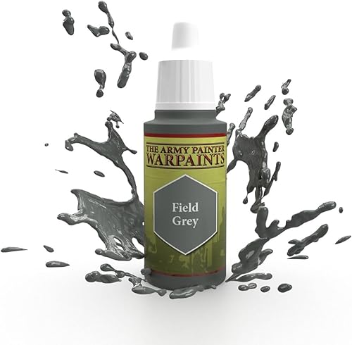 Miniatura 4 de The Army Painter Field Grey Warpaint - Pintura acrílica no tóxica a base de agua muy pigmentada para juegos de rol de mesa, juegos de mesa y juegos