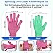 72 Pieces Exfoliating Glove Double Sided Shower Gloves with Hanging Loop Exfoliating Body Scrubber for Men Women Children Beauty Spa Massage Skin Shower Scrubber Bathing, 18 Colors