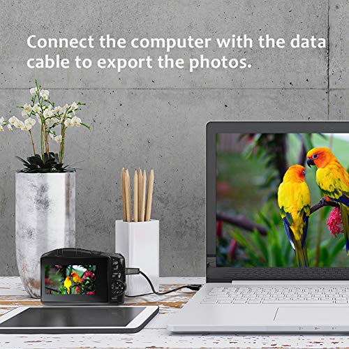 Appareil Photo numérique 4K Caméra vidéo Caméscope Ultra HD 48MP Vlogging Caméra avec Objectif Grand Angle 16X Zoom numérique Écran 3.0" Appareil Photo Compact pour Les débutants en Photographie - Image 4