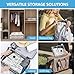 Vacuum Bags for Travel with Rechargeable Pump, 3 Sizes Vacuum Seal Bags for Clothing, Compression Vacuum Travel Bags for Luggage, Vacuum Packing Bags for Closet Organization (15)