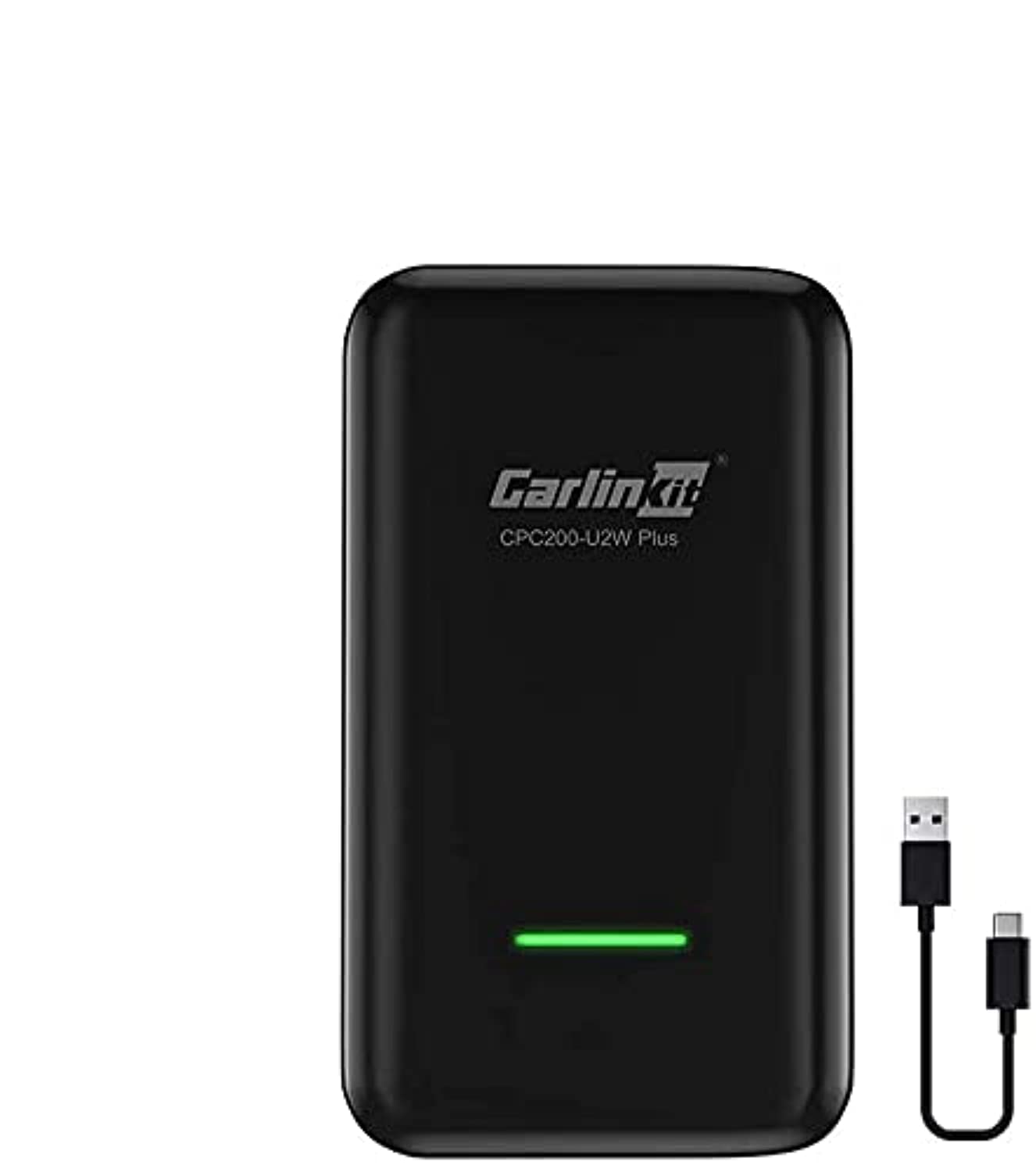 Wireless CarPlay Adapter U2W for Factory Wired CarPlay Cars, Compatible with Audi/Porsche/Volvo/Volkswagen Online Upgrade, iOS 13, USB Type A/C Convert Wired to Wireless carplay (Black)