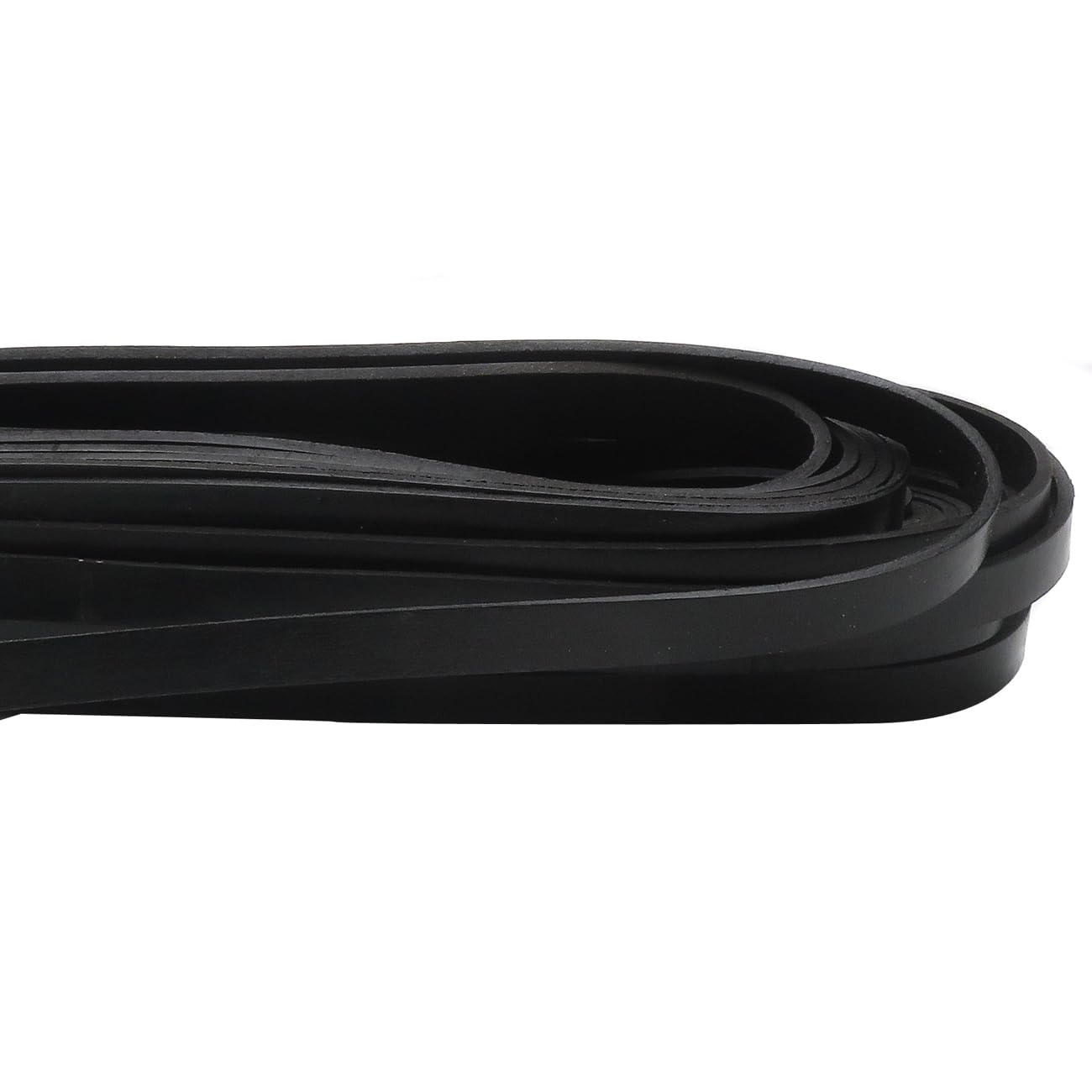 Esnado - Cinturino In Pelle Piatto/striscia Di Pelle, Spessore Circa 1,8 Mm, Larghezza 15 Mm, Colore: Nero - Foto 6