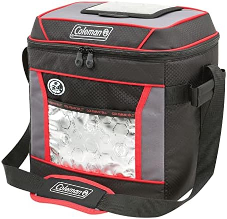 coleman soft cooler bag packed and closed