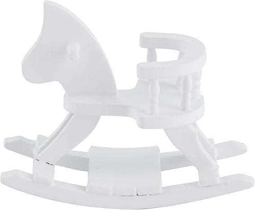 Miniatura 5 de Muebles para casa de muñecas, 112 casas de muñecas de madera, silla mecedora en miniatura, muebles para casas de muñecas para amantes y amigos