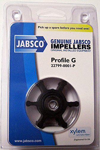 Jabsco Pompe de toilette 22799-0001-P avec rotor en néoprène