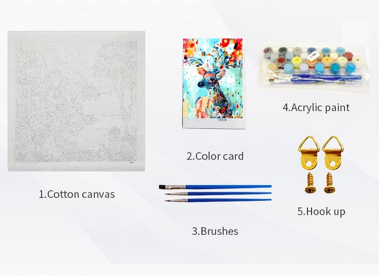 Lehaha Pintar Por Numeros Kits Adultos/animales/ninos,Conejo Lehaha Pintar Por Numeros Kits Adultos/animales/ninos,Conejo