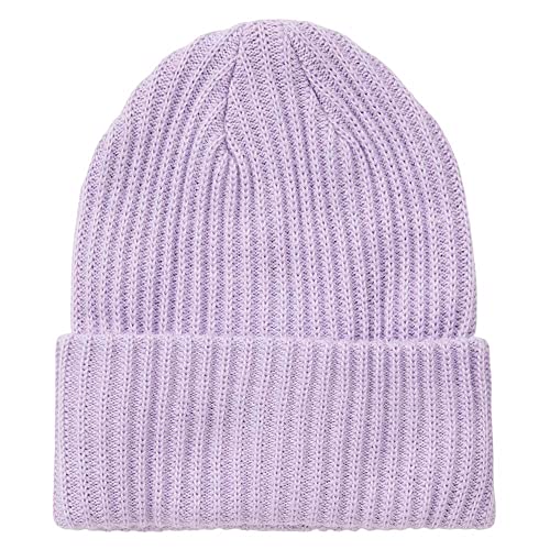 PIECES Damen Pchexo Hood Noos Bc Strickmütze, Purple Rose, Einheitsgröße...