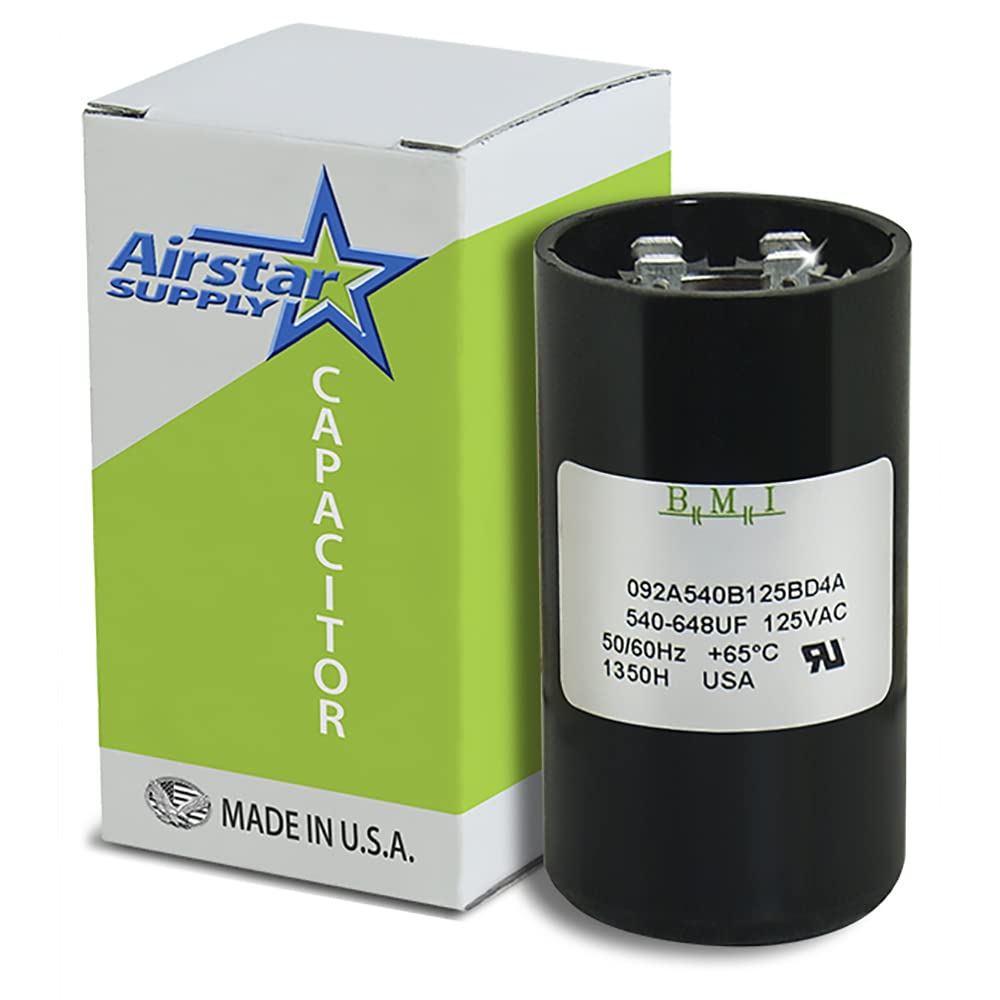 ふう USA 540-648 MFD uF Electric Motor Start Capacitor 110-125V