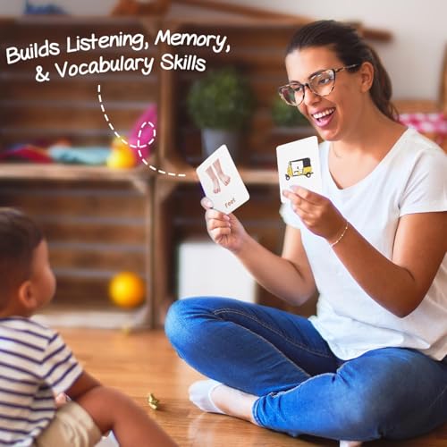 Image of Intelliskills Premium 10-in-1 Brain Boosting Flash Cards for Kids, Flash Card for 1+ Year Old Baby, Montessori Educational Toys for Girls /Boys, Fun Learning Activities, Birthday Gift (279 Flash Cards)