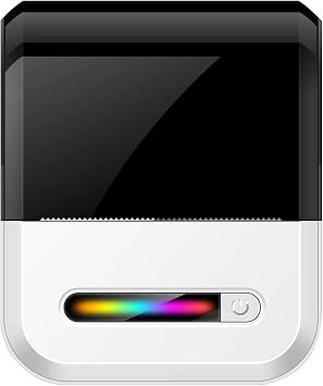 YK Design U1 200 DPI Mini Taşınabilir Mürekkepsiz Termal Etiket Yazıcısı (Beyaz)