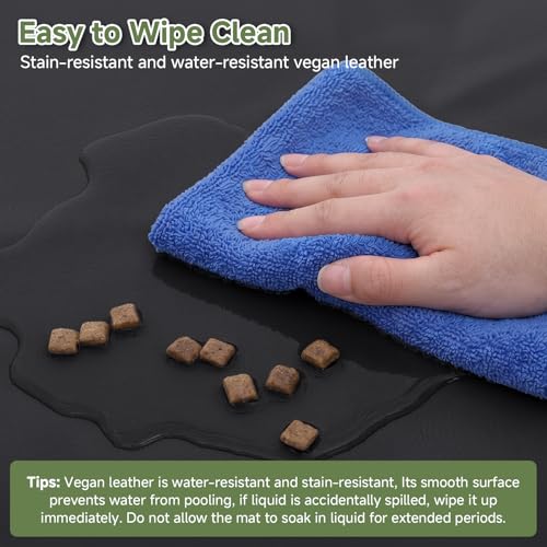 Image of Outdoor XXL Dog Crate Pad, Waterproof Wipeable Mat Bed, 47x29, Black | Wipeable Kennel Mat Pet Sleeping for Large Dogs, Waterproof, Outdoor, Anti-Slip, Suit for Travel, Trunk, Kennel