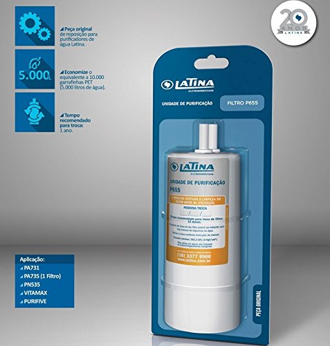 Filtro Refil Para Purificadores de Água Latina - P655