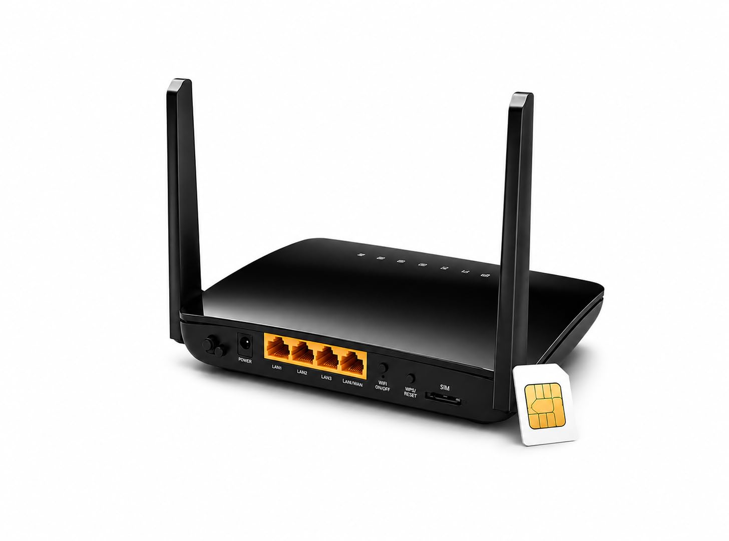 Modem WiFi 4G con SIM Inclusa – Internet Casa Plug & Play Senza Linea Fissa – Router Wireless per Smart Working, Streaming, Videosorveglianza, Camper e Negozio – Ricaricabile Senza Vincoli