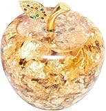 最安!黄金のリンゴ ゴールド 金運 アップ 縁起 プレゼント 贈り物 ケース付 入れ物 りんご 林檎 フルーツ 玄関 リビング 飾り ゴージャス