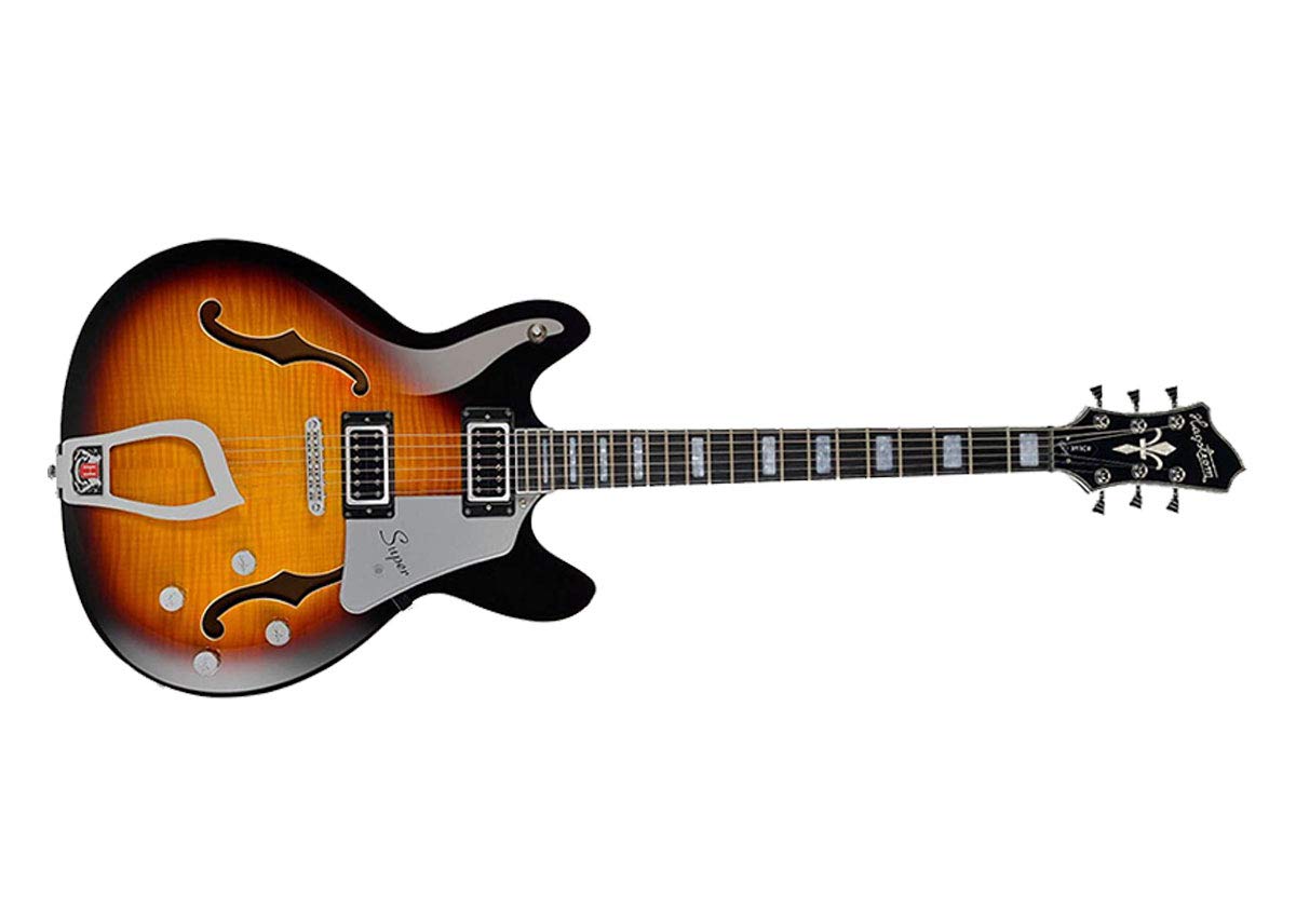 NG セミホロウボディギター サンバースト NG セミホロウボディギター サンバースト NG セミホロウボディ
