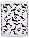 ThisWear Best Dachshund Doxen Mom Dad Ever Bundle Paws Dogs 2 Pack Gift Coffee Mugs Tea Cups Bone Pattern