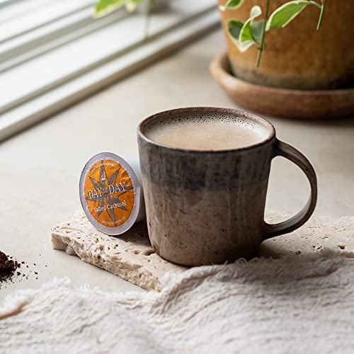 Image of Day To Day Salted Caramel Light Roast Single Serve Coffee Pods, 12-Count Box (Pack of 6) for K-Cup Keurig Brewers