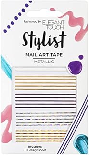 Eylure Nail Art Tape, Fili Metallic - 1 Prodotto