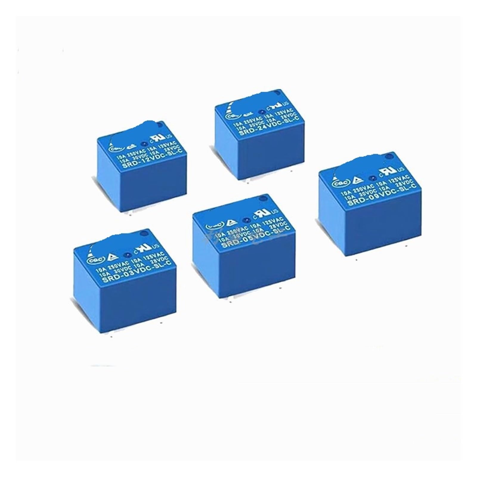 Relé SRD-05VDC-SL-C componente de conmutación electrónica 5V 4